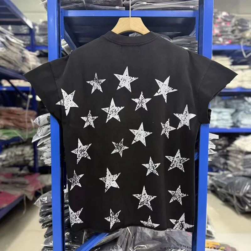 New Retro High-quality Print T-shirt Washed Worn Out Camisole Satoshi Nakamoto Vest Tops