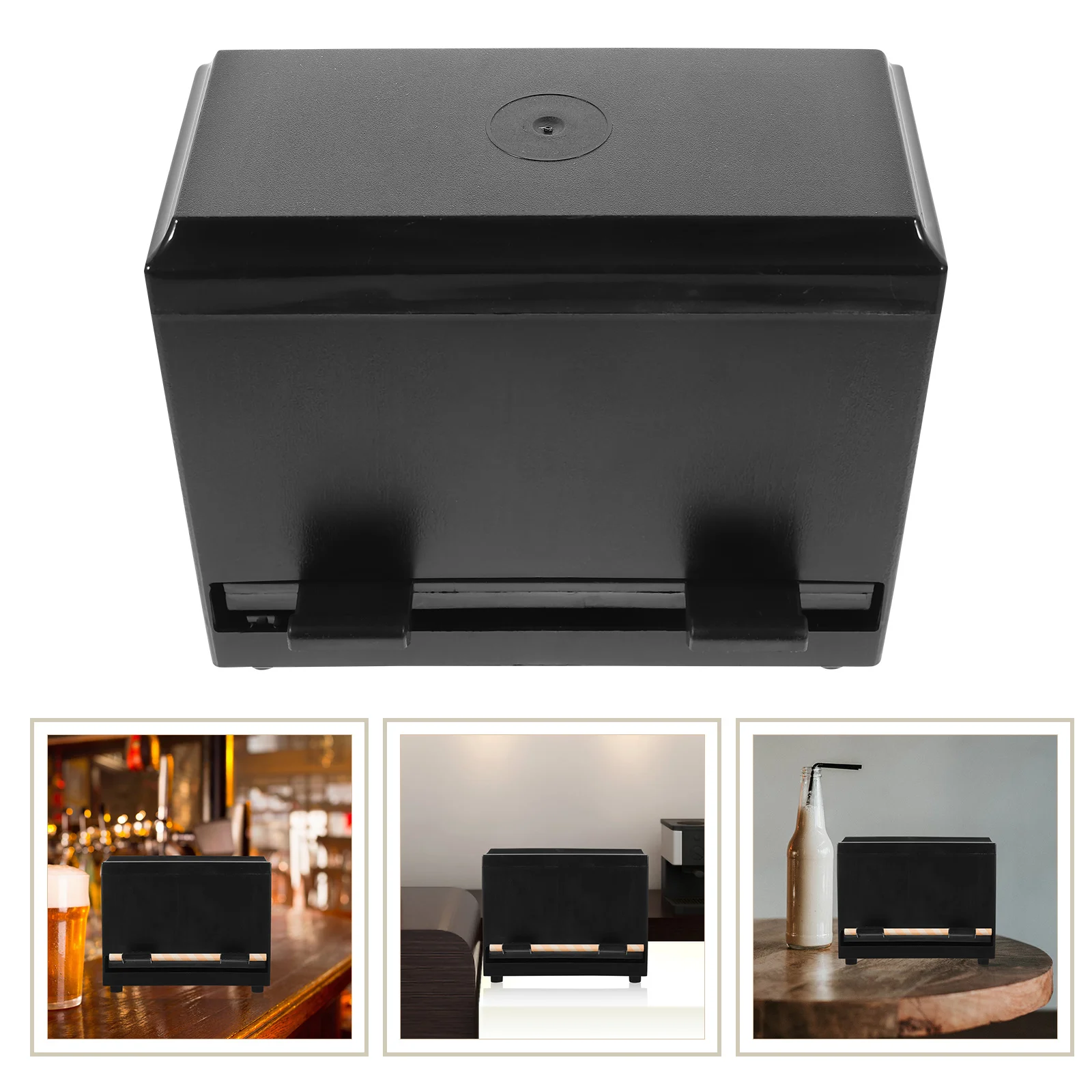 

Push-Type Automatic Box Large Capacity Reusable Straw Dispenser For Cafe Restaurant Kitchen Straw Container For Travel