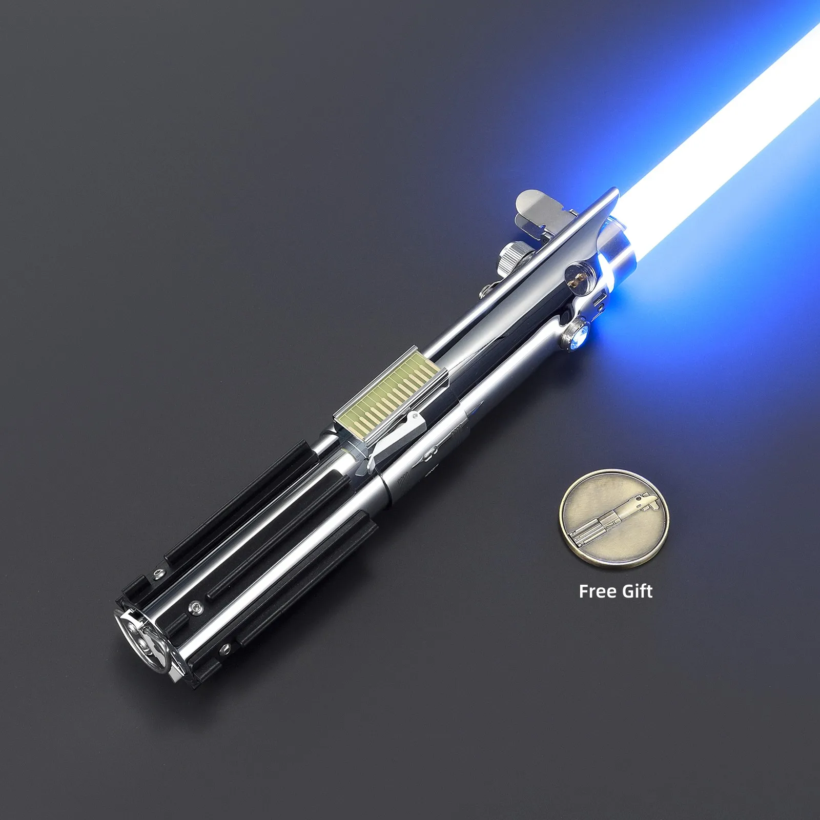 DamienSaber Graflex Luke Lightsaber Xeno3.0 Motion Control Metal Hilt Infinite Color Changing with 34 Sound Fonts Christmas Gift