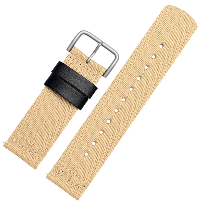 Nylon Canvas Watch Strap for Casio PRG-600YB-3/PRG-650/PRW-6600 Series Waterproof Sweatproof Watch Strap Accessories 24mm