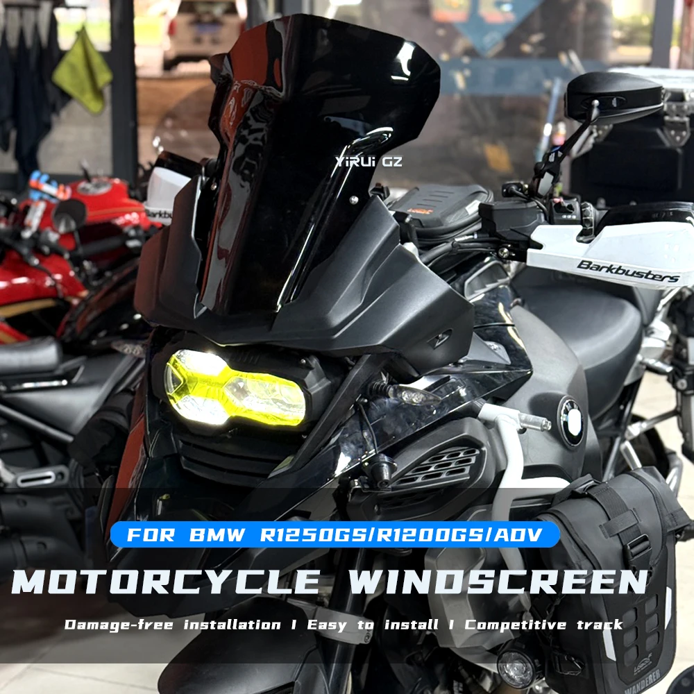 Motorcycle Windscreen Sport Screen Deflector For BMW R1250GS Adventure R1200GS ADV LC 2013-2025 R1250GSA 2023 Front Windshield