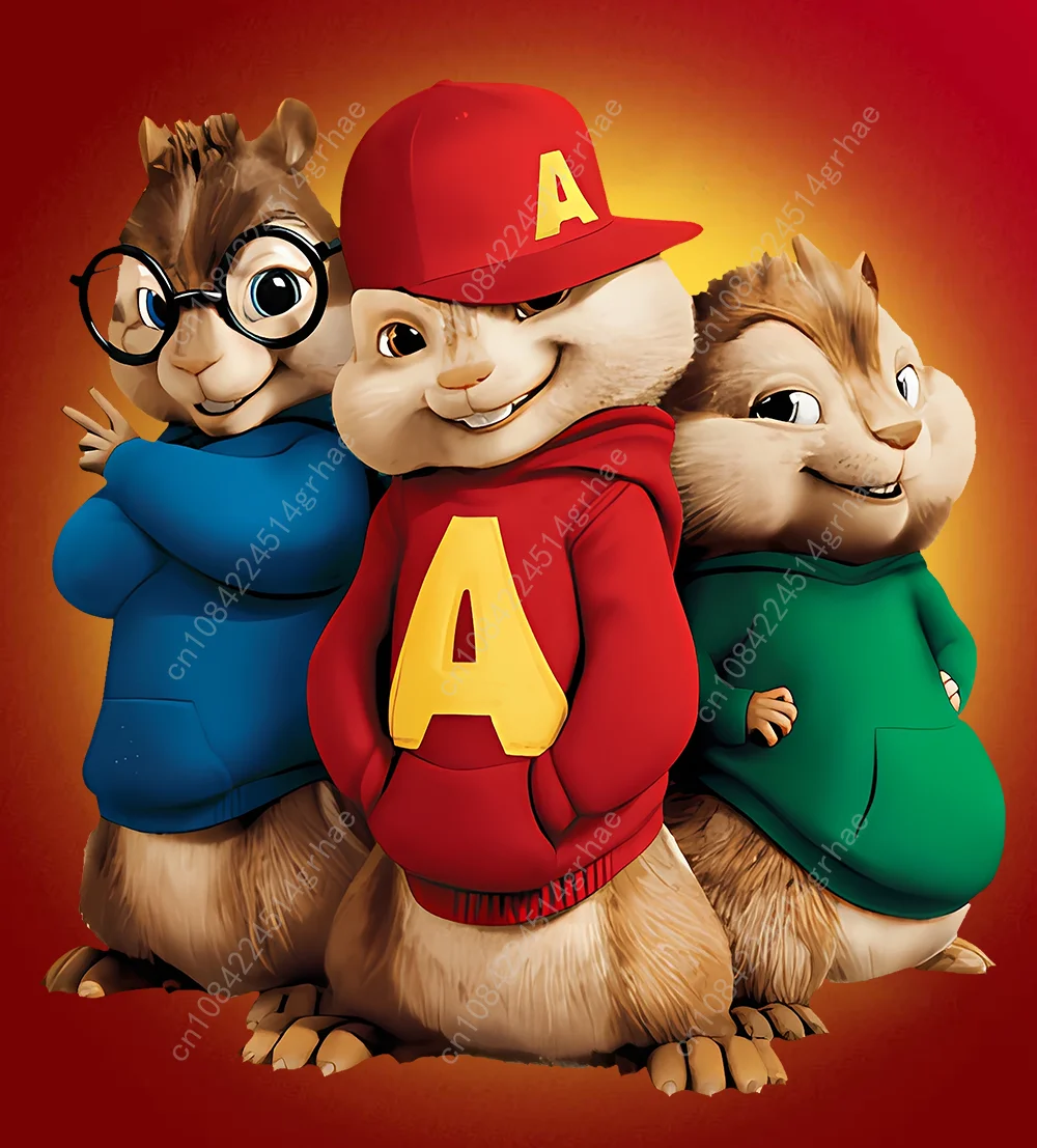 Alvin and The Chipmunks: The Squeakquel Pullover Woman Man Fashion Drop Shoulder Hoodie Casual Couple Custom Sweatshirt