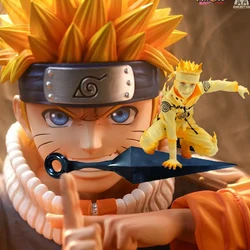 18cm Naruto Anime Figure Uzumaki Naruto Figurine Collectible Kagebunsin No Jyutu Pvc Statue Model For Boy Room Ornament Toy Gift