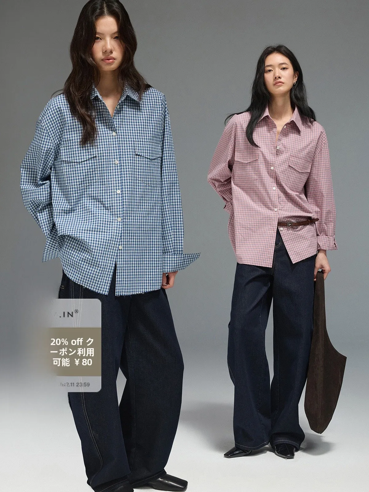 

Женская премиум-рубашка JUSLIN Spring Sle свободного кроя с длинным рукавом, из чистого хлопка, с двойными карманами, повседневная, модная, с узором