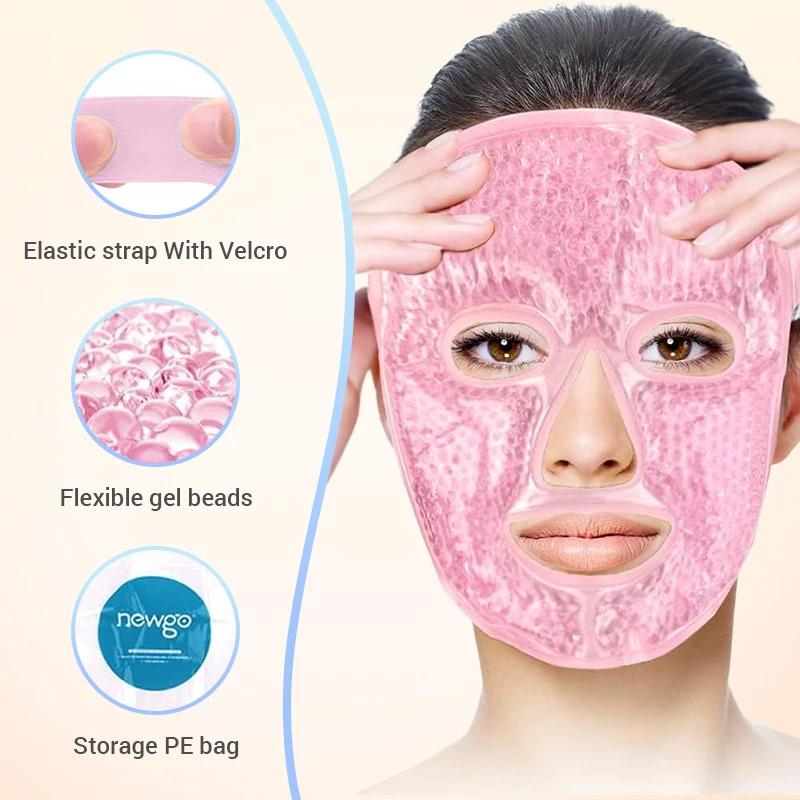 SPA Ijsmasker Koud Gezicht Oogmasker voor Hot/Cold Pack Verminderen Hoofdpijn, Donkere Kringen, Gezichtsbehandeling Huidverzorging verjonging Schoonheid