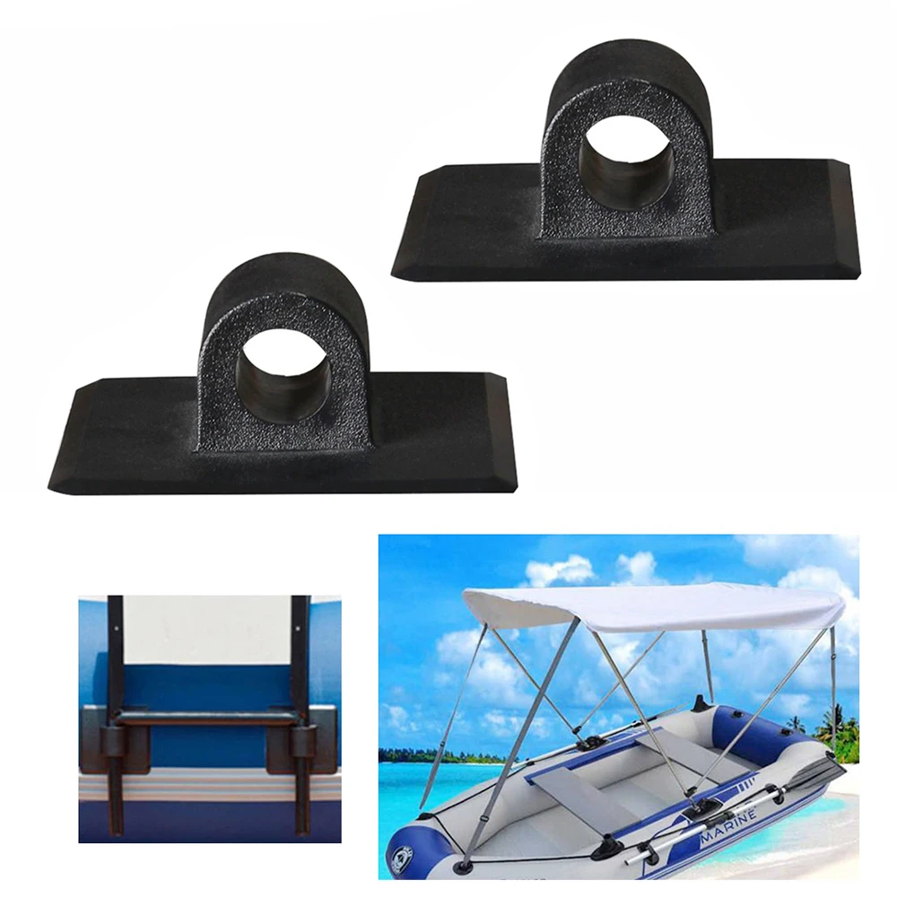 

1 Pair Nylon Kayak Motor Stand 9.7x9.7cm Great Hardware For Kayak Canoe Marine Boat Fishing Dinghy Raft Universal Accessory