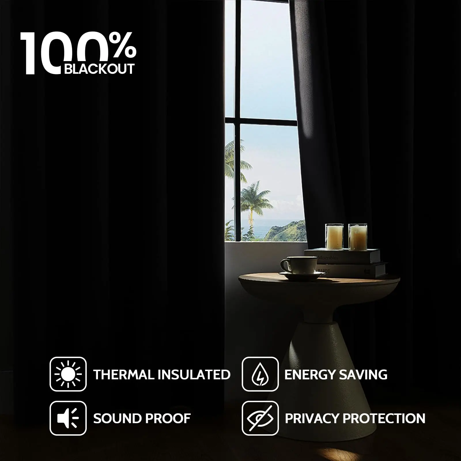 310cm Height Custom Made 100% Blackout Living Room Window Faux Linen Curtains Bedroom Curtains Drapes Solid Color Curtain