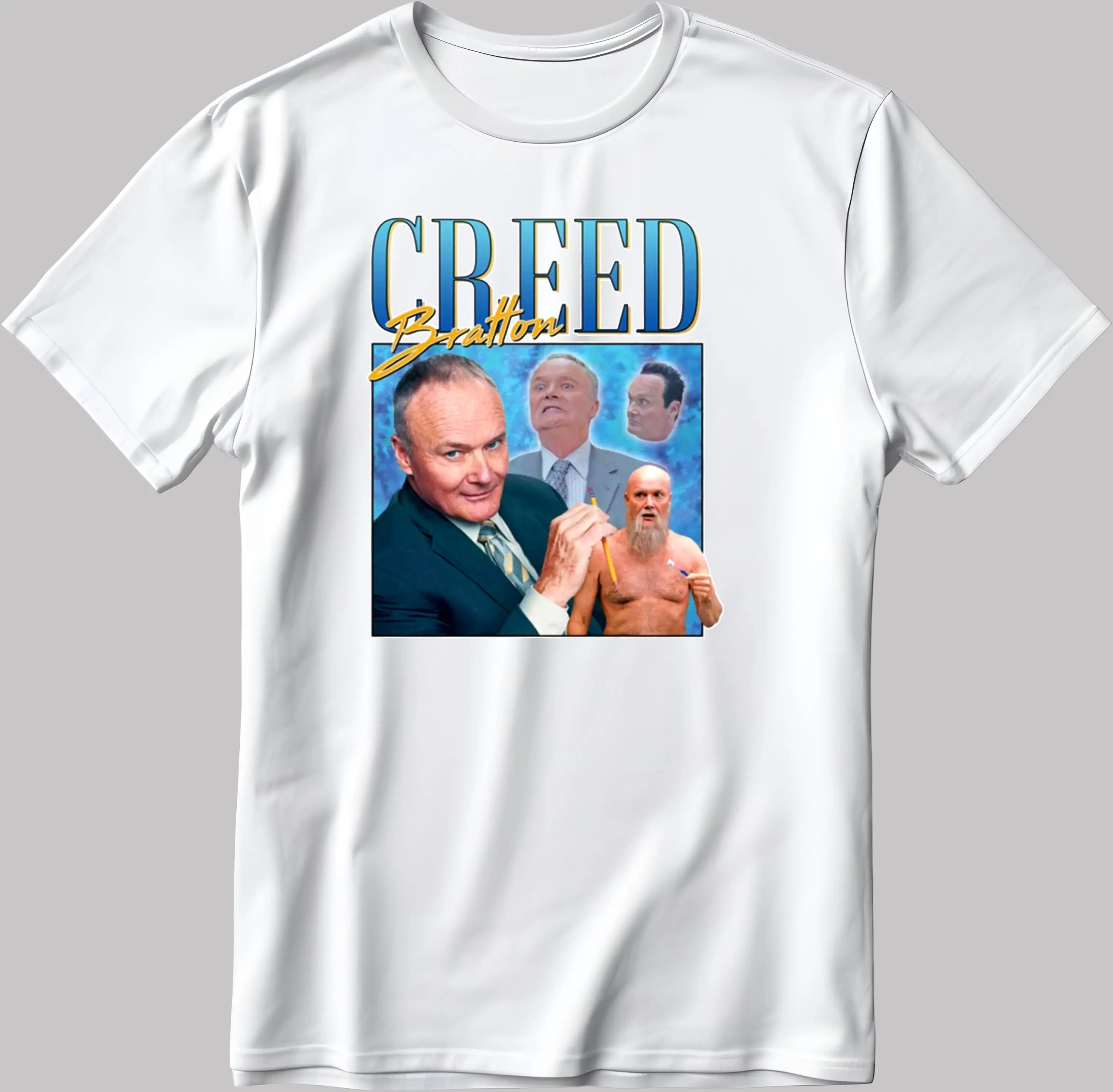 Creed Bratton Actor White Black T Shirt G108