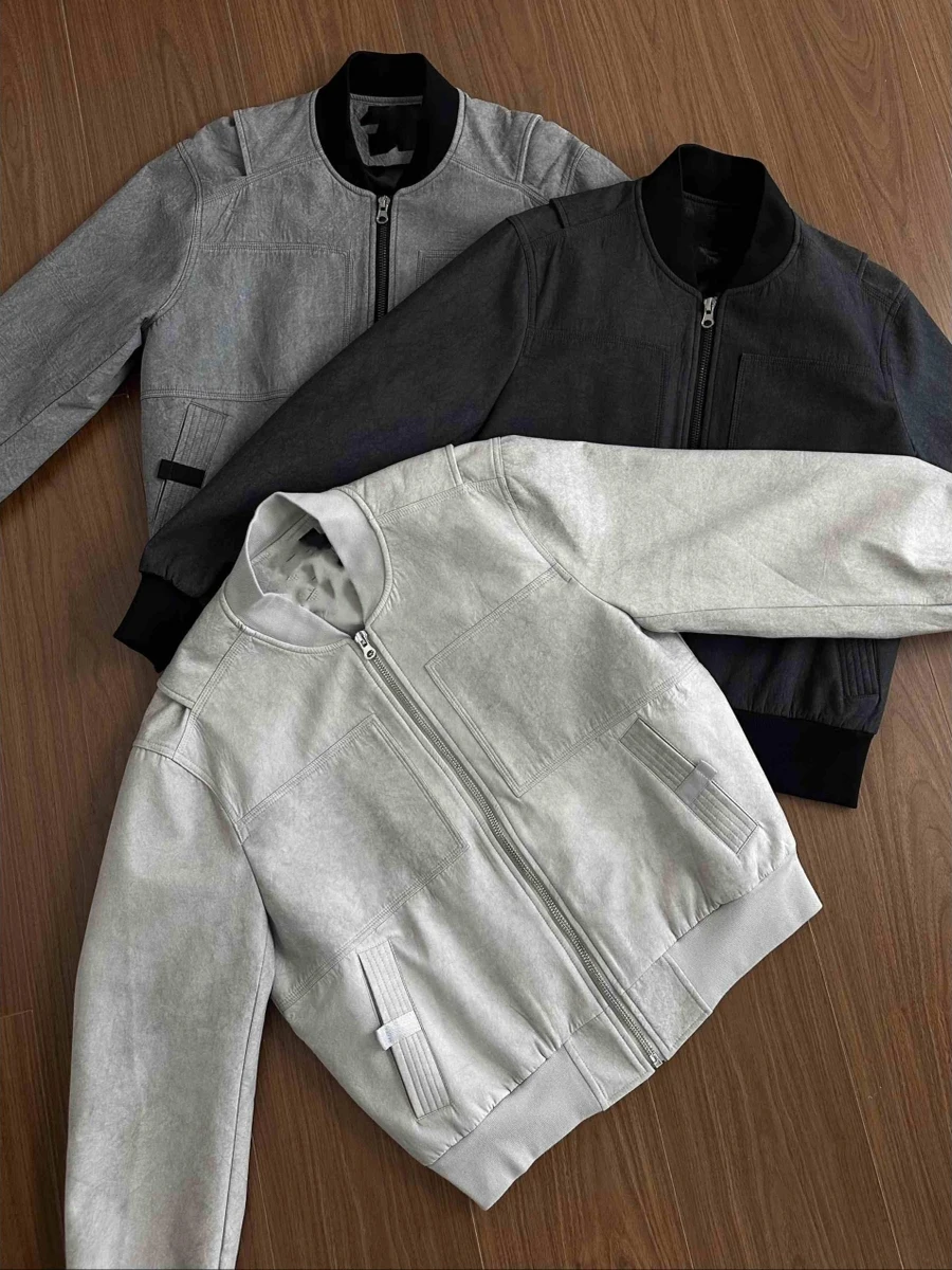 

Cleanfit American Sle ort ey Jaet Мужская весенне-осенняя рабочая одежда для пилотов с мячом, пальто-стойка без железа, прочное