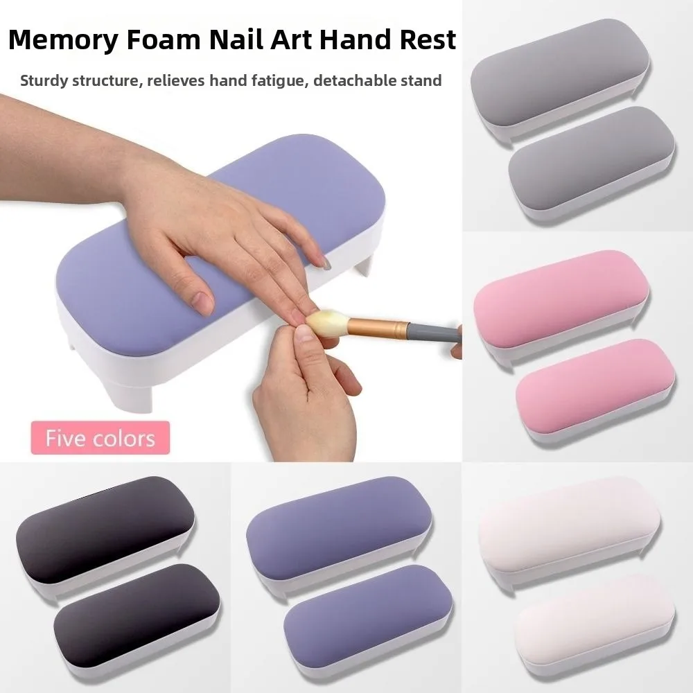 Non-slip Nail Arm Rest Cushion Comfortable Ergonomic Manicure Hand Pillow Easy To Clean Waterproof Soft Nail Pillow