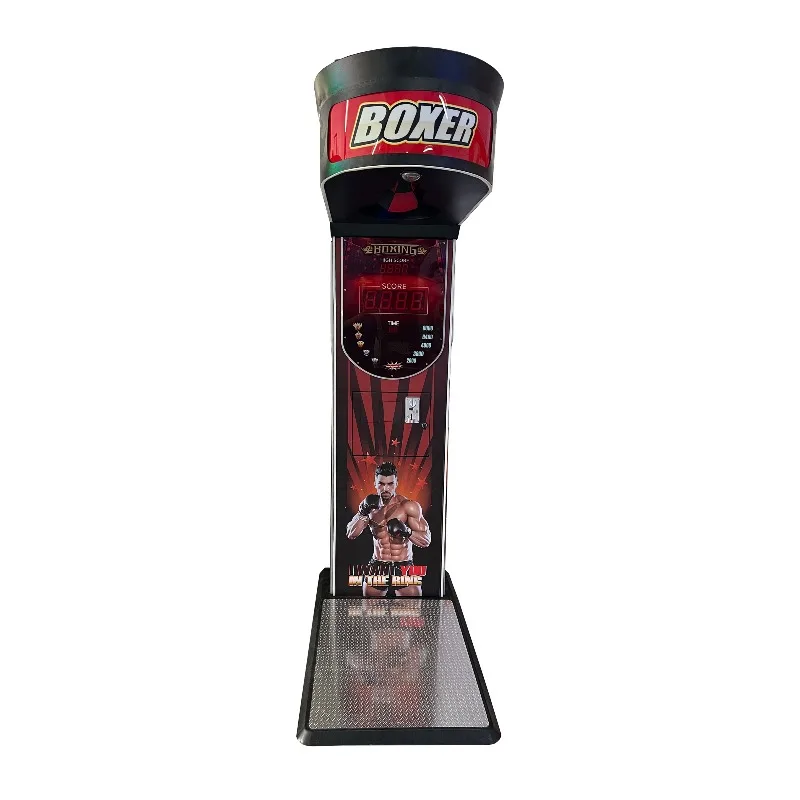 Arcade Boxing Punch Machine Coin Operated Electronic Hammer Game for Street Amusement Park Best Price Sale Custom