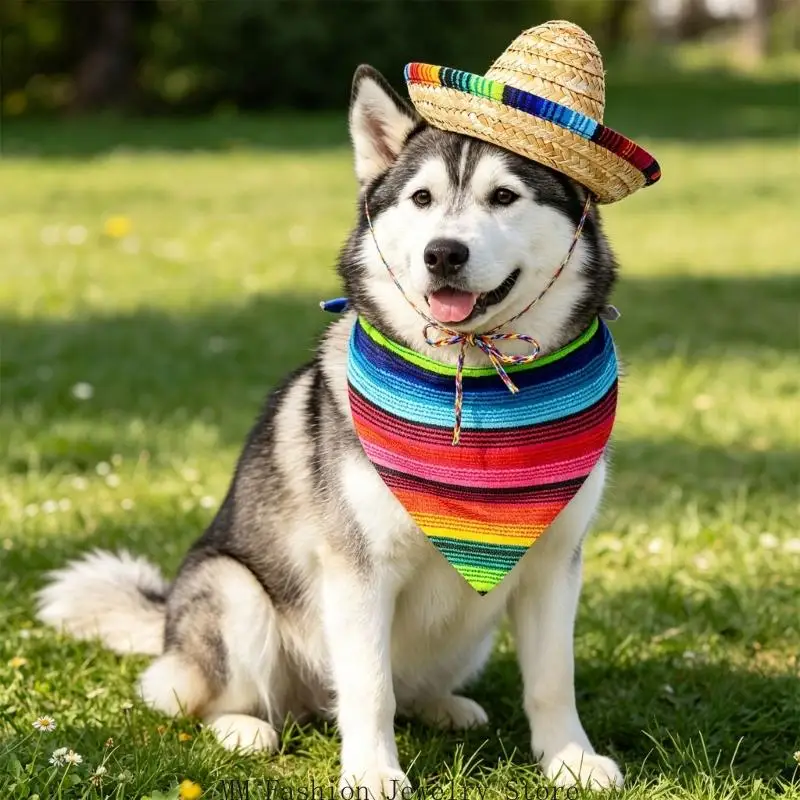 Happy Themed Animal Hat And Shawl Set Soft Fabric Breathable Construction For Photos D0UB