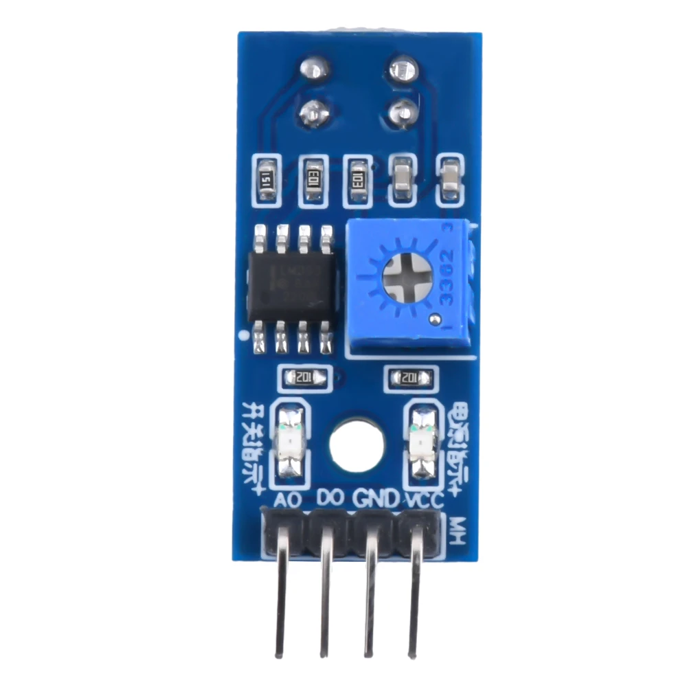 1Pcs TCRT5000 Infrared Reflective IR Photoelectric Switch Barrier Line Track Sensor Module 4Pin Blue For Arduino