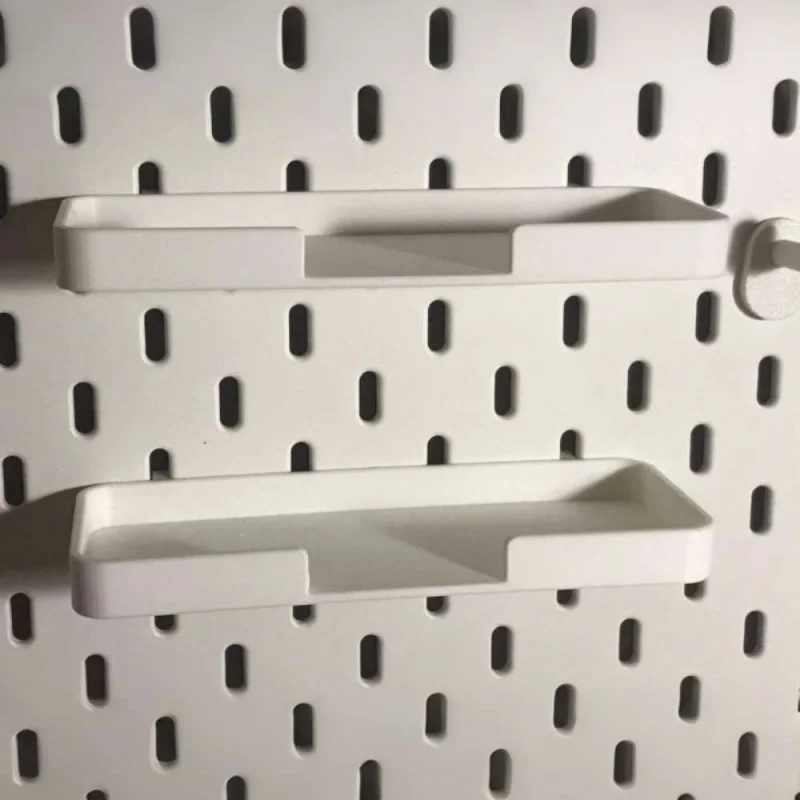 Skadis Pegboard Shelf Wall Mounted Storage Tray for Organizing Small Items