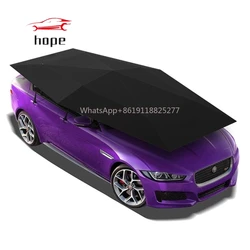 Automatic outdoor car vehicle tent umbrella top roof cover uv protection hail sun shade awning car tent umbrella