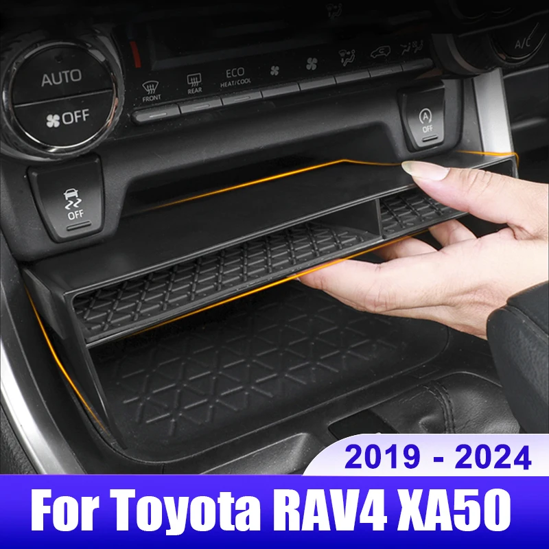 For Toyota RAV4 XA50 2019 2020 2021 2022 2023 2024 RAV 4 Hybrid Car Central Console Storage Box Organizer Holder Accessories