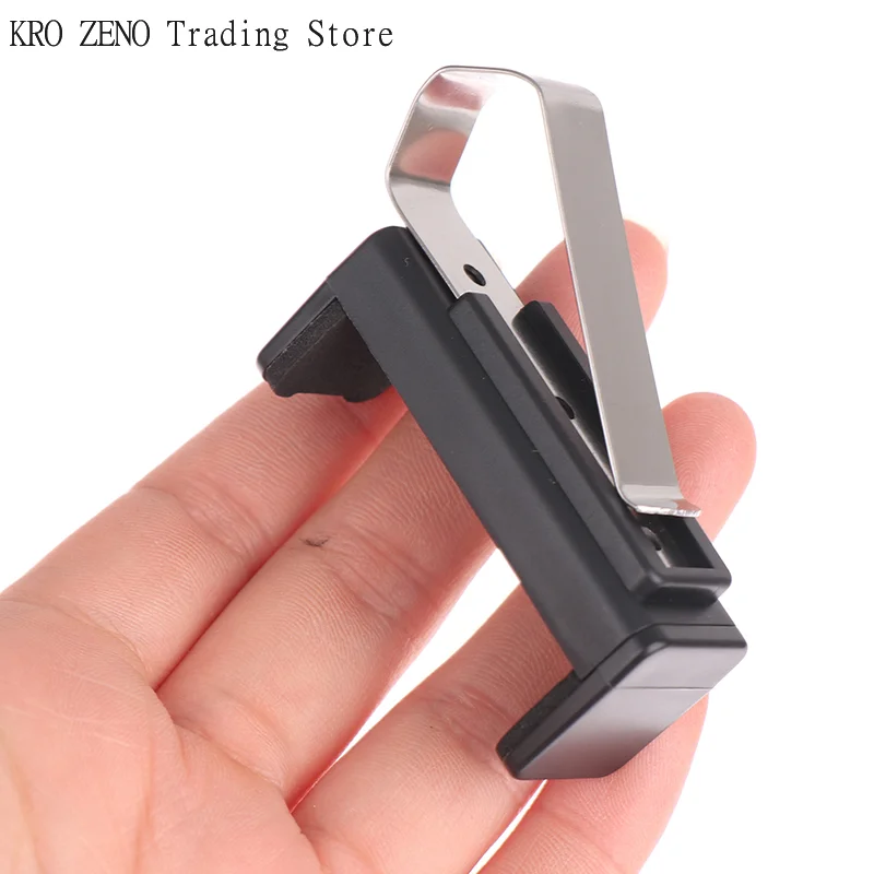 🔝1PCS Adjustable  Black New Garage Remote Clip Car Sun Visor Clip Holder Mount Stand 47-68mm For Garage Door Remote Control✨