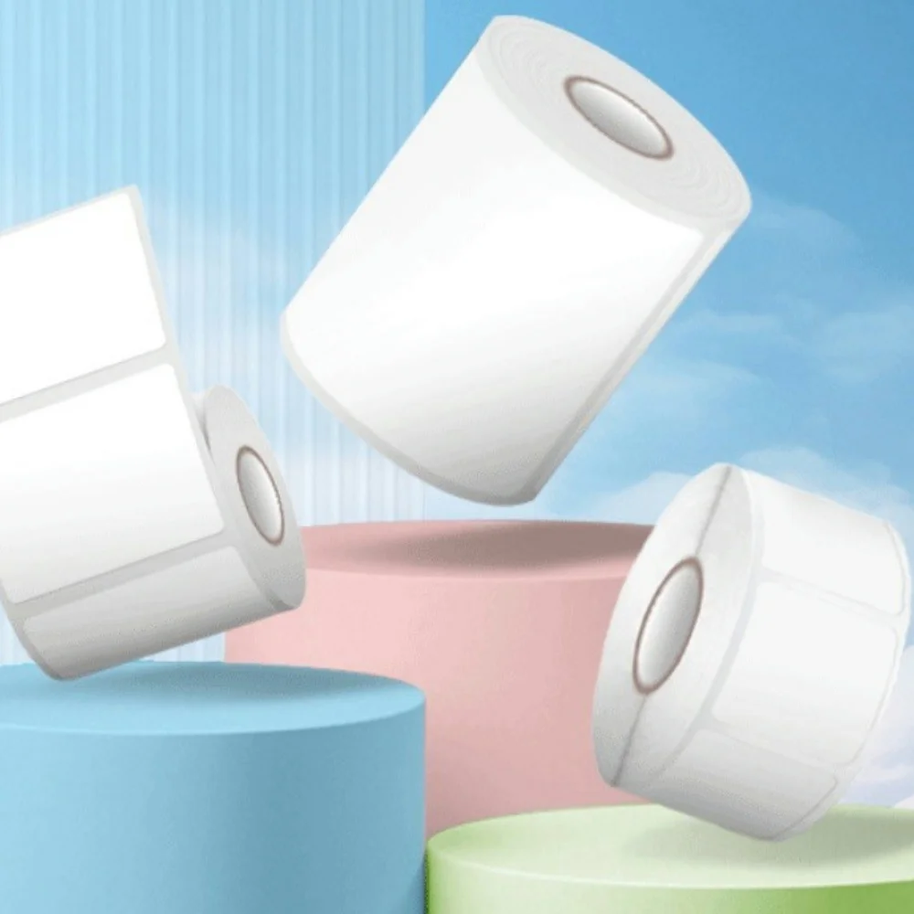 50mm Width Thermal Label Sticker Waterproof White Self-Adhesive Label Paper Price Tag Clothing Commodity for Thermal printer
