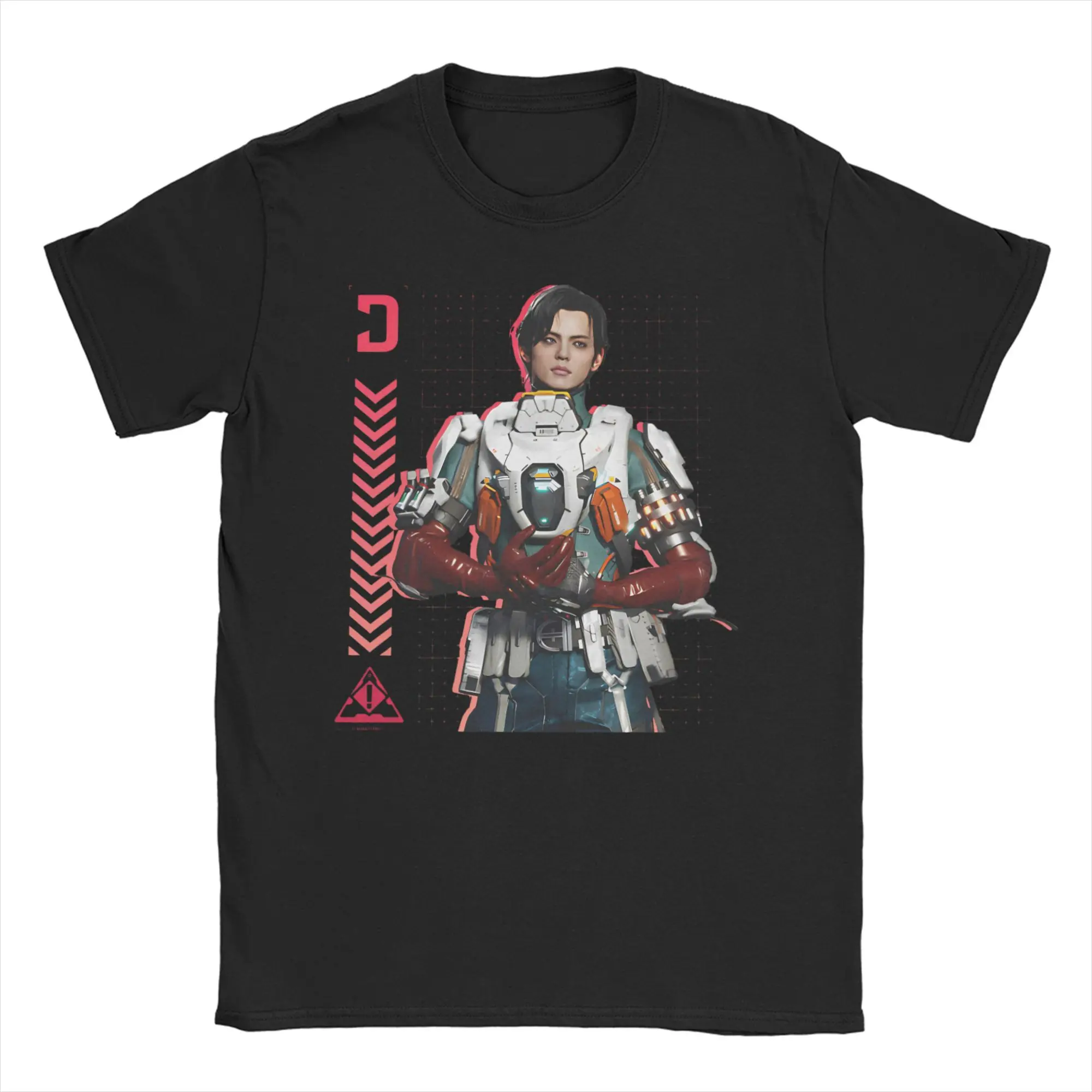 Yujin The First Descendant T Shirt Beach  Popular T Shirts Mens Cotton Comfortable Oversized Top Tees Short-Sleeve Vintage