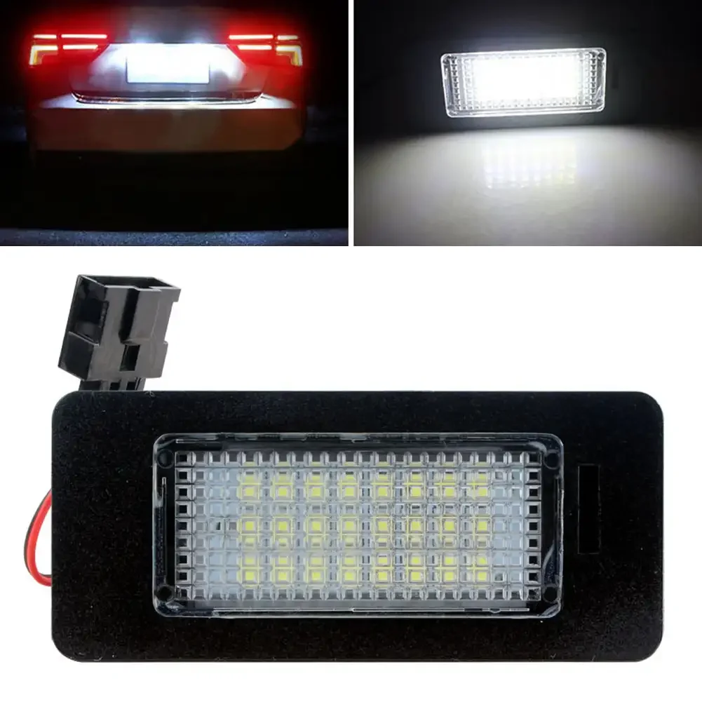 Bombilla Led Canbus para placa de matrícula de coche, 1 piezas, sin Error, para Audi A1, A4, B8, A5, S5, A6, S6, A7, Q5, TT, TTS, 2D, VW, 6000K,