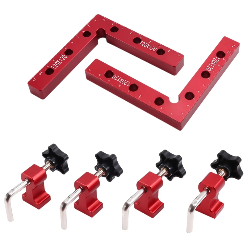 

Carpenter's Right Angle Positioning Sleeve Clamp Positioning Plate Square Right Angle Clamp