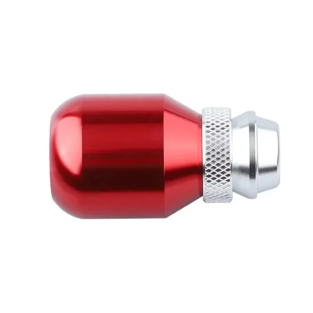 Universal Car Gear Shift Knob Retractable Adjustable Length Gear Head Aluminum Alloy Gear Stick Manual Shifter Lever Auto Parts 5