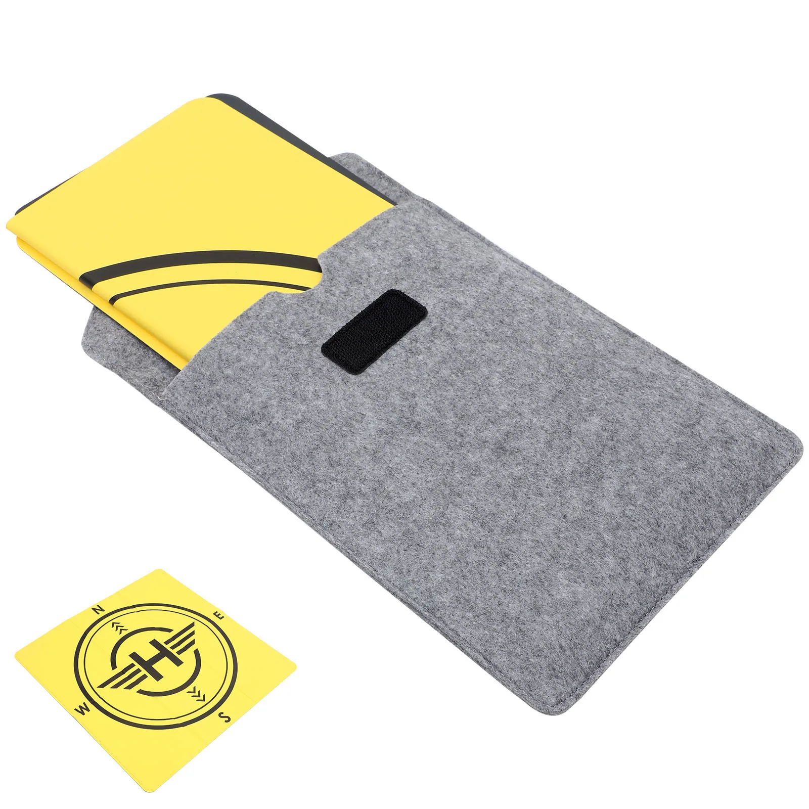 

Portable Drone L Pad Foldable Aircraft Pu Apron Double Sided Outdoor Mat Reusable Waterproof Easy Use