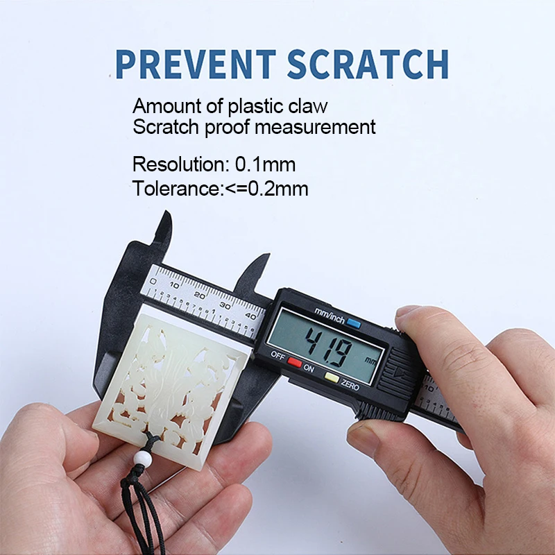 0-100Mm/0-150Mm Elektronik Digital Caliper LCD 6-Inci Vernier Caliper Gauge Mikrometer Alat Ukur Plastik Digital Penguasa