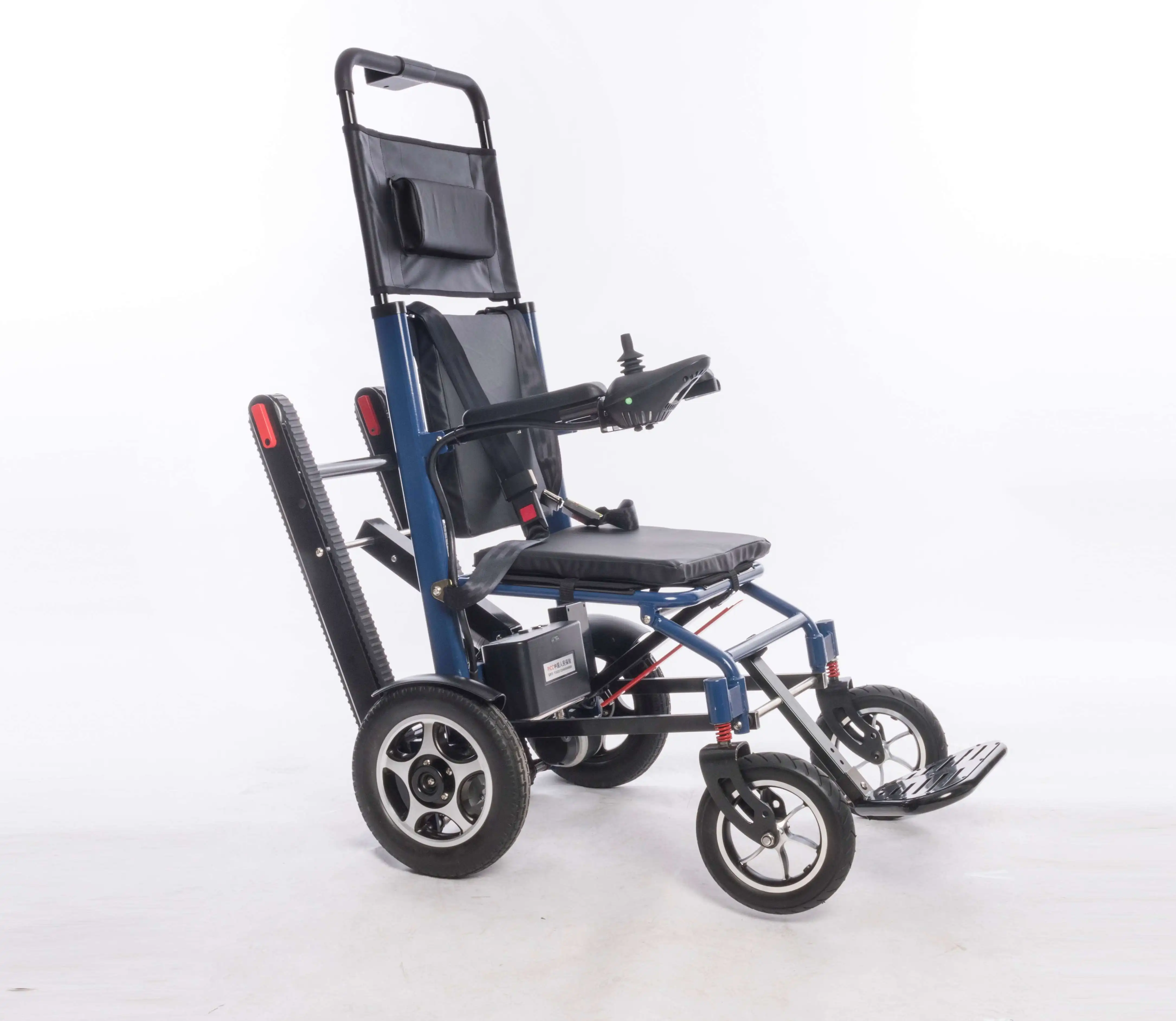 Powered Electric Stair Climbing Wheelchair Foldable Aluminum Alloy Wheelchair Climbing Stairs