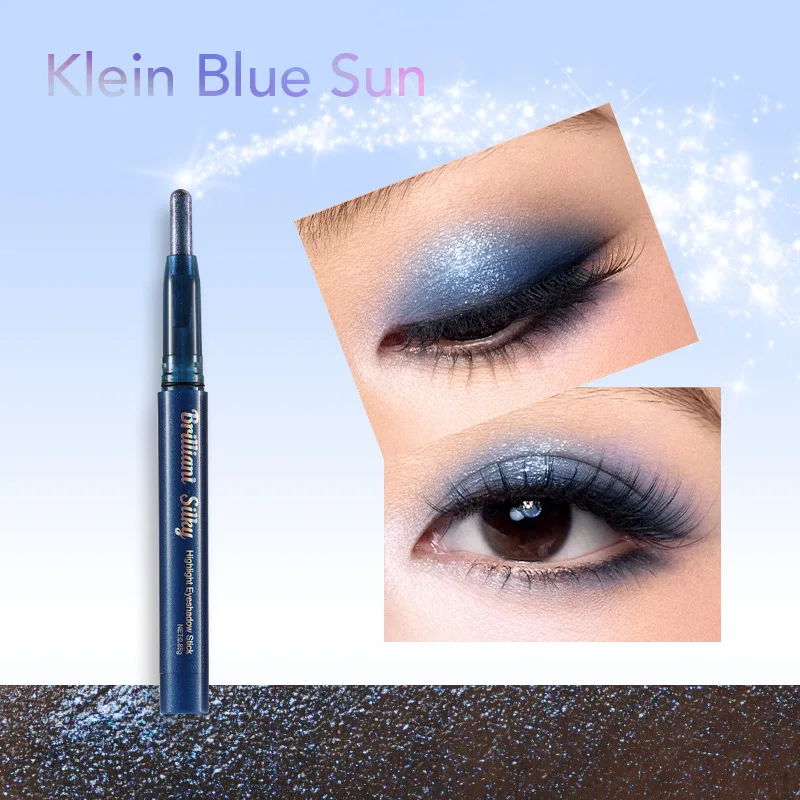 Crayon fard à paupières foncé fumé, 6 couleurs, paillettes métalliques nacrées, bâtonnets d'ombre à paupières, surligneur, stylo, outil de maquillage