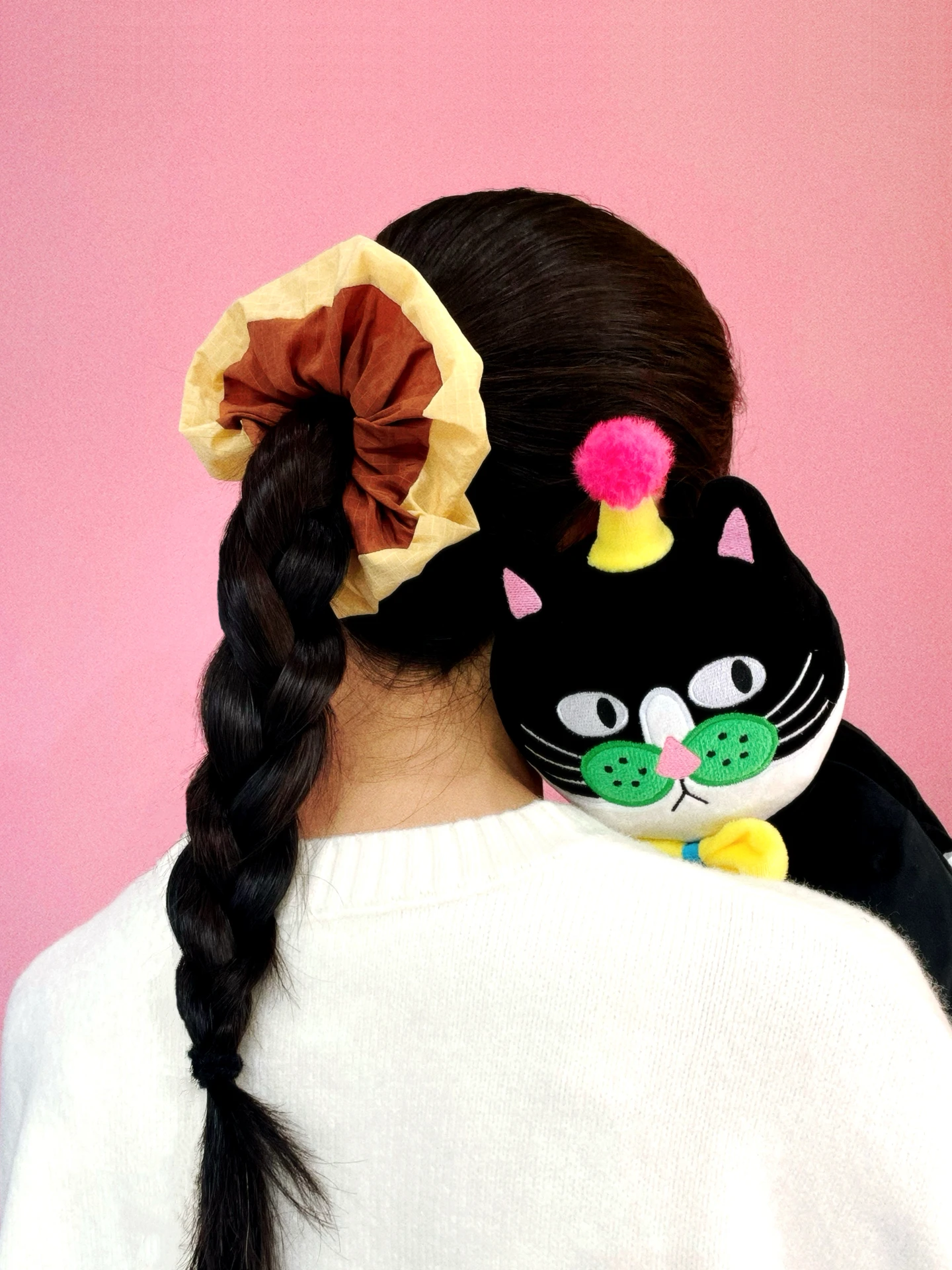 

Original Sporty Hair Ties Elastic Large Loop Hair Bands for Bun And Tail Styling Versatile Fashionable Hair Accessories
