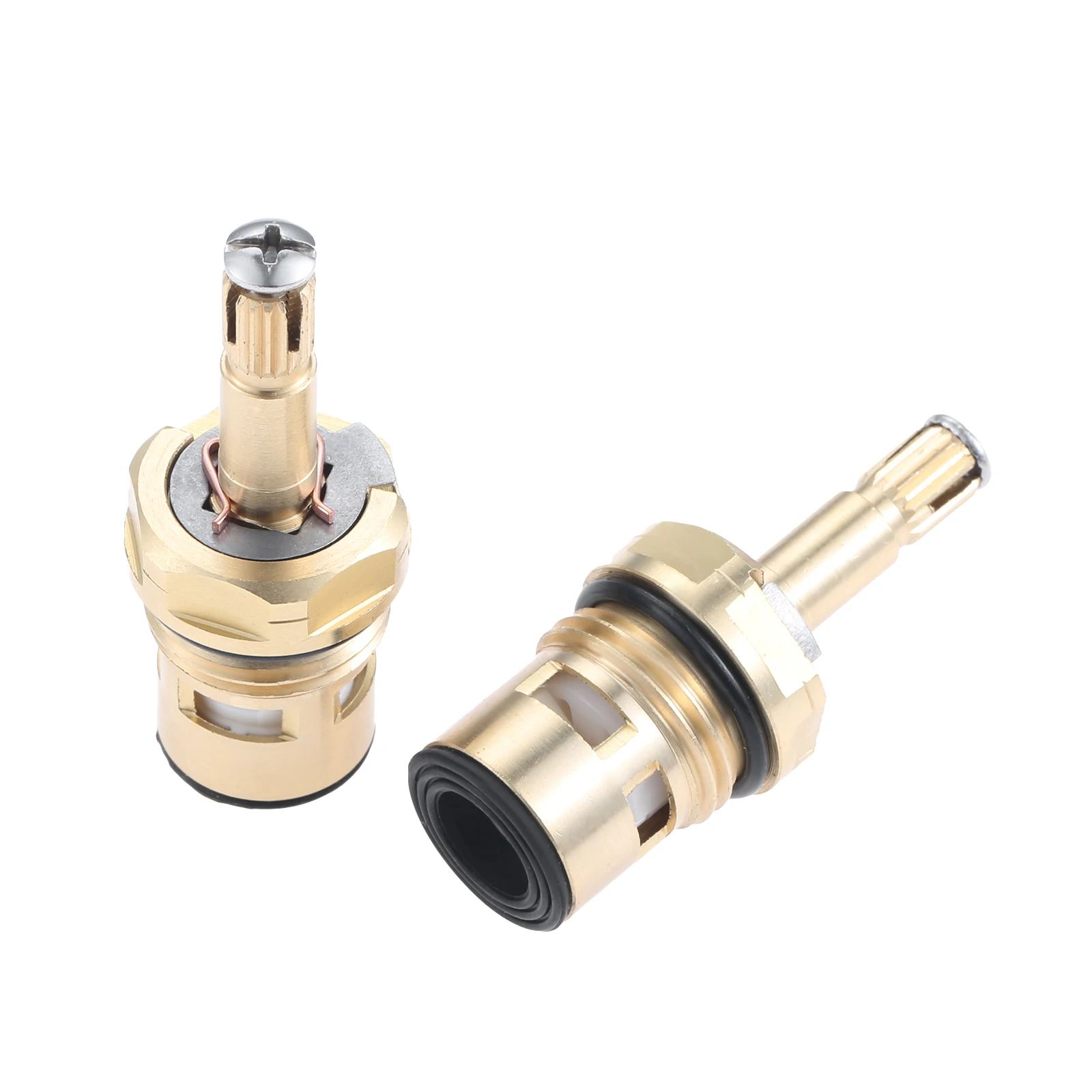 

2pcs Faucet Cartridge fit American Standard 994053-0070a or 994053-0070a/H Bathroom Kitchen Bathtub Hot/Cold Water Valve Stem