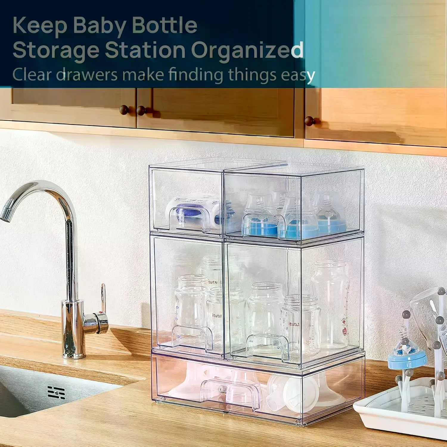 5/8'li Paket İstiflenebilir Be - Stackable Pantry Bin incelemesi ve fiyatı