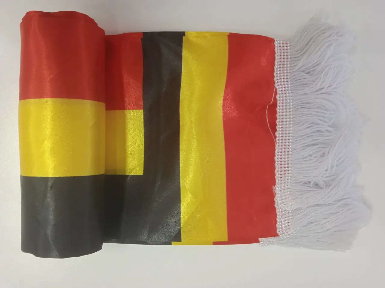Country Double Side Printing Satin Football Soccer Fans National flag Belgium Scarf