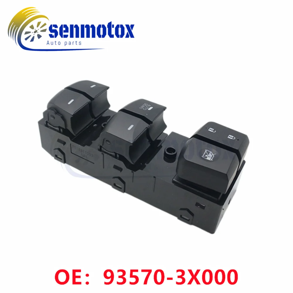 93570-3X000 Power Window Switch 935703X000 For Hyundai Elantra 2011-2015 Front Left Driver Master Switch Replace 93570-4V000