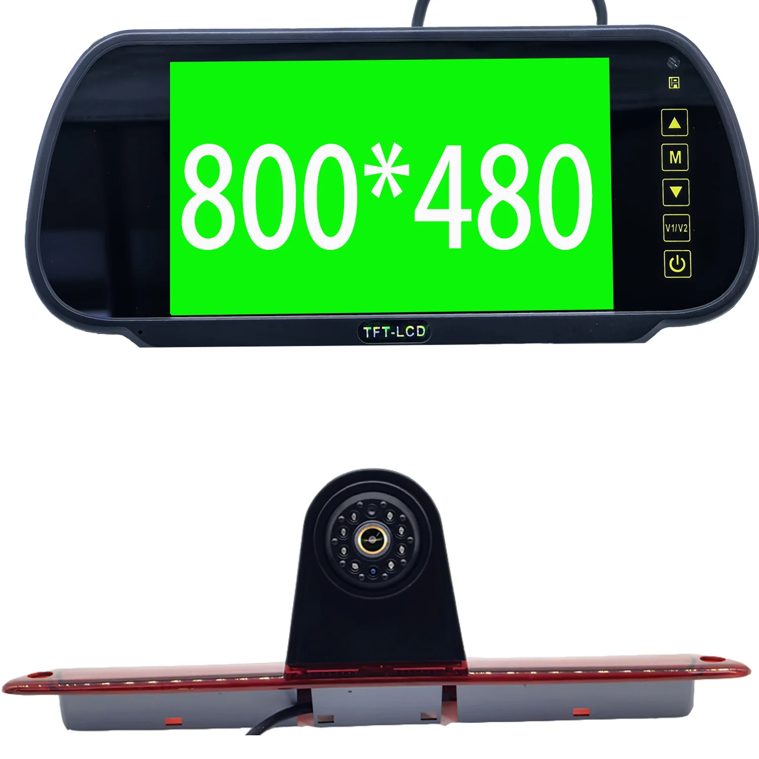 OEM Kit 7 Inch Brake Light Reverse Camera with TFT Monitor for Mercedes-Benz Sprinter & VW Crafter