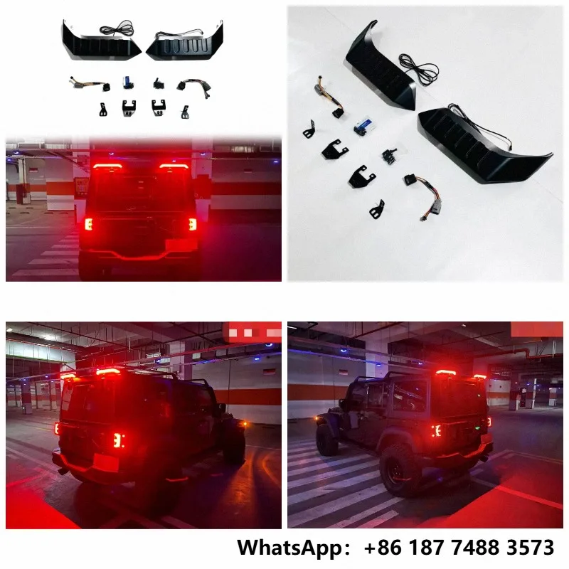 2007-2017 Rear Wing with Light for Jeep Wrangler JK