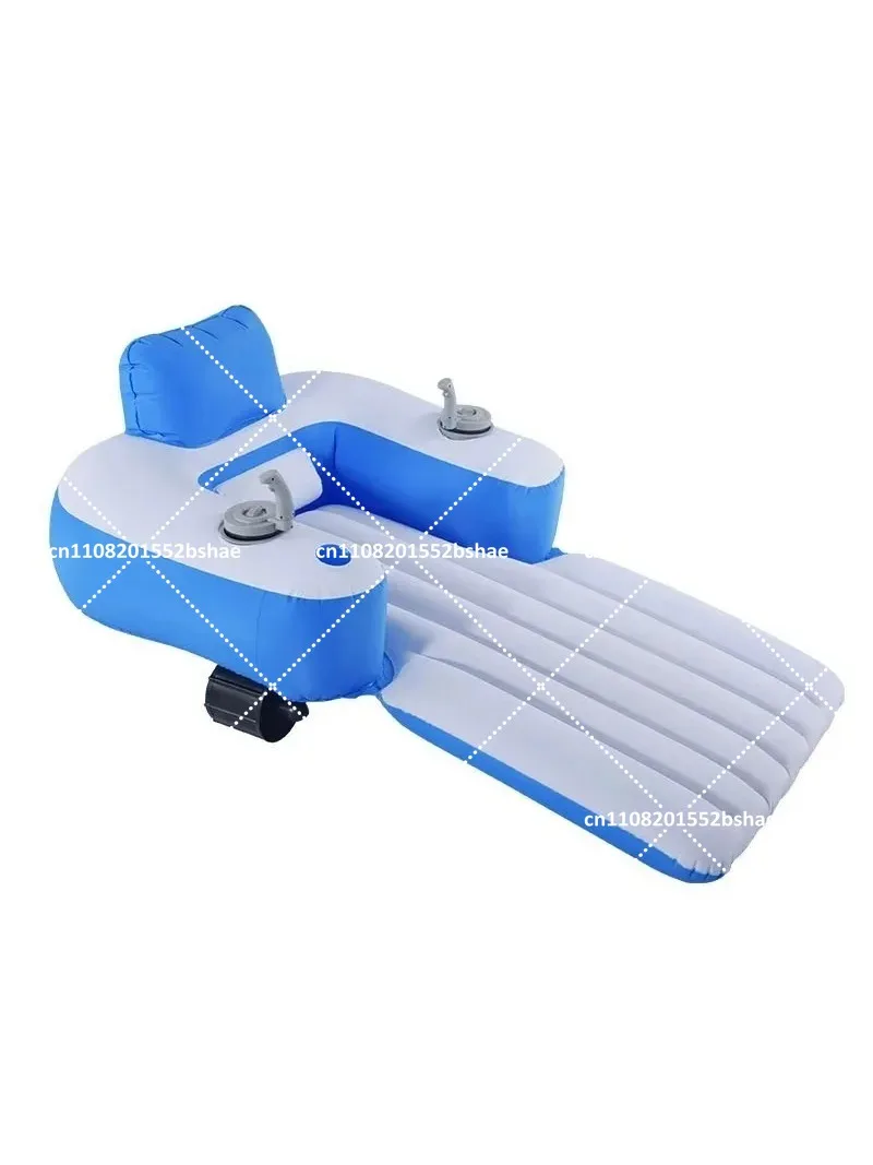 Powerful Motorized Inflatable Pool Floating Seat with Backrest for Youth and Adults