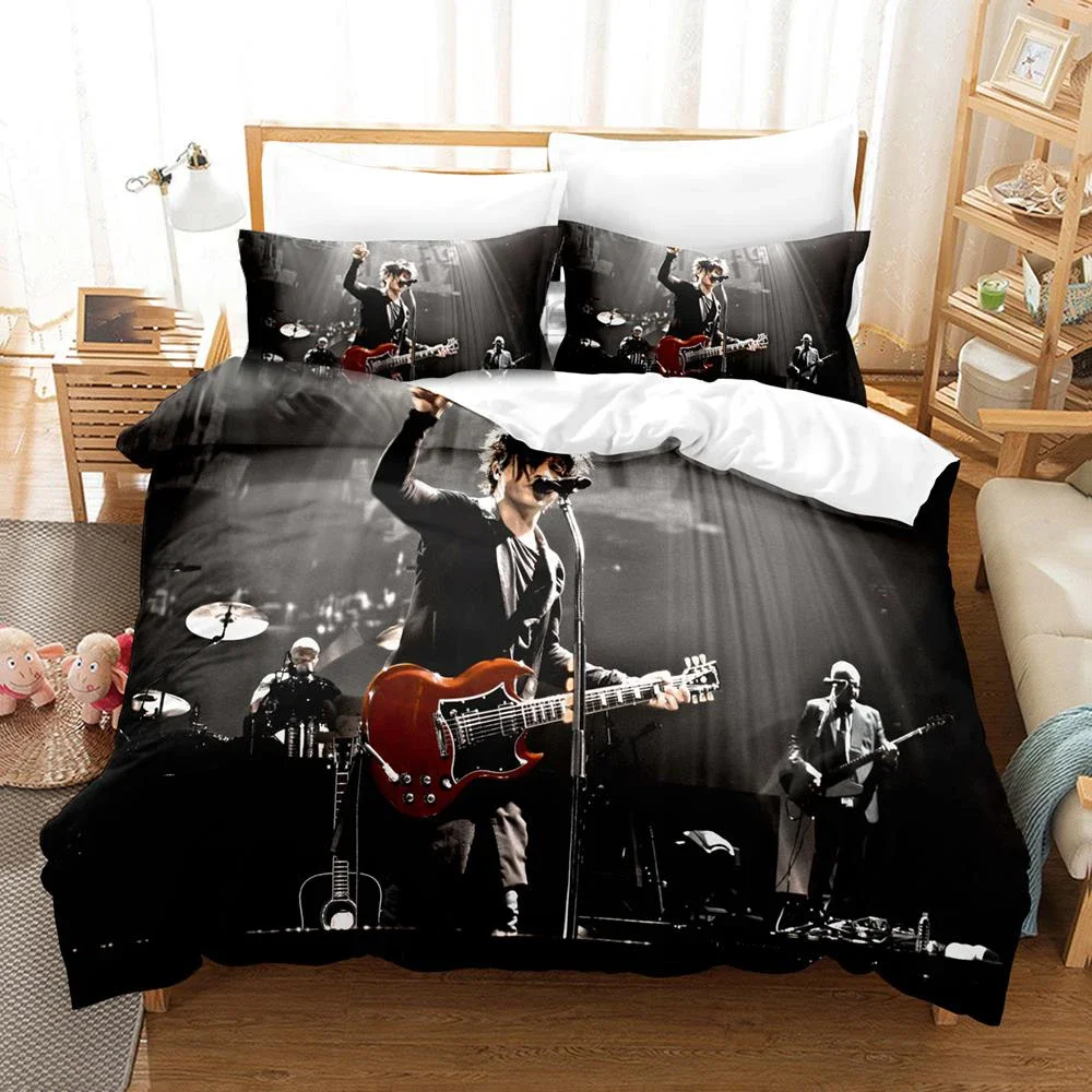 

3D Print Indochine Rock Bedding Set Pillowcase Single Twin Full Queen King Size Bed Set Aldult Kid Bedroom Duvetcover Sets