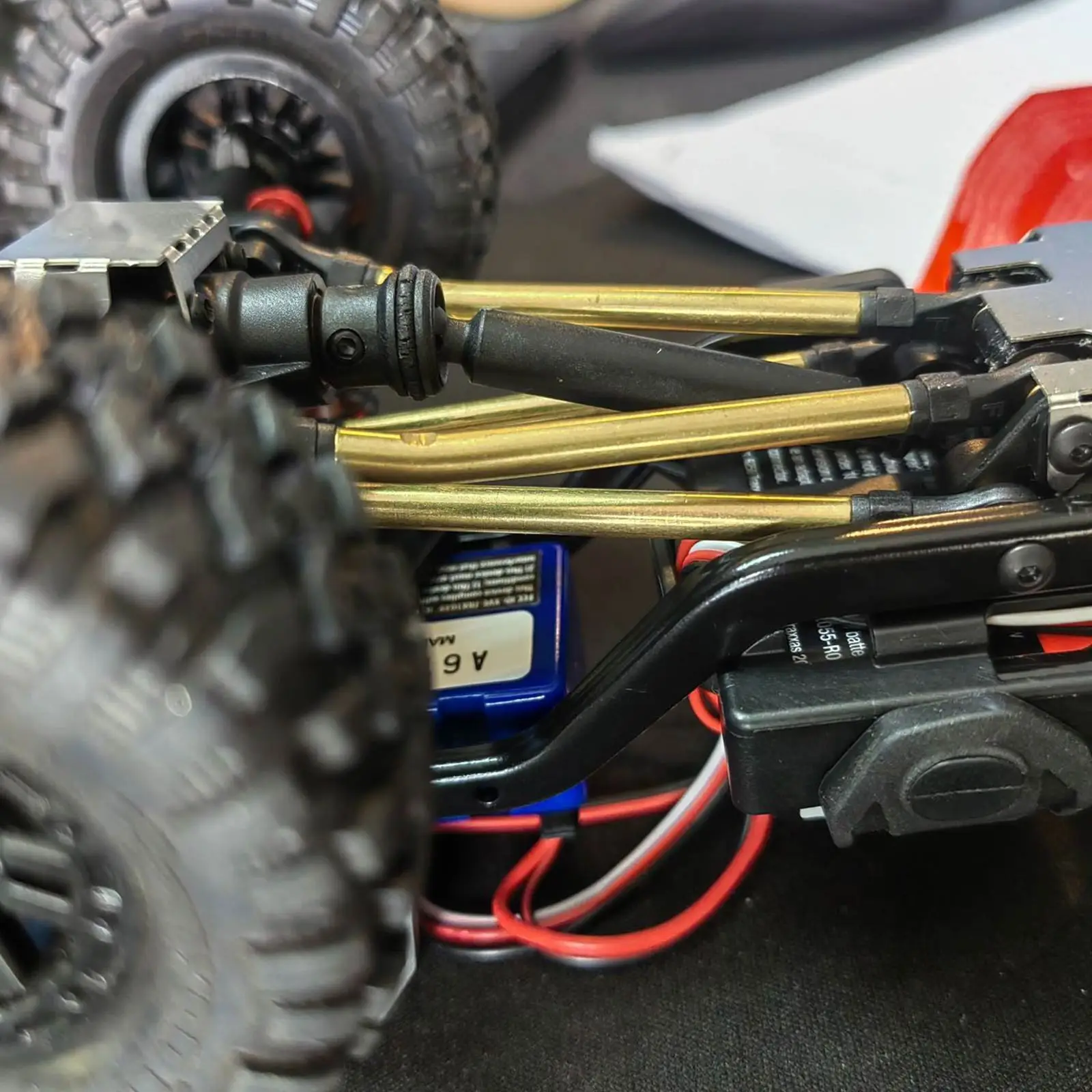 Latão High Clearance Links Kit para Simulação Escalada Modelo Carro, Metal Chassis, Upgrade Caminhões Acessórios, Traxxas TRX4M RC, 1:18