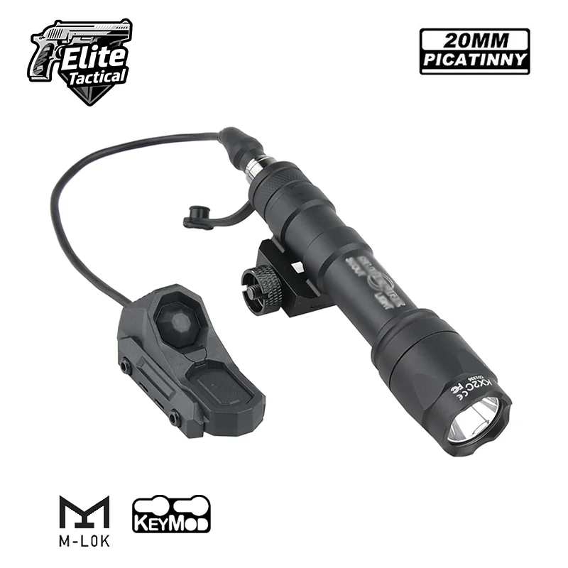 Фонарик Surefire M300 M600 с двойной функцией AXON, дистанционный переключатель давления, подходит для 20 мм, охотничий тактический фонарь для страйкбола