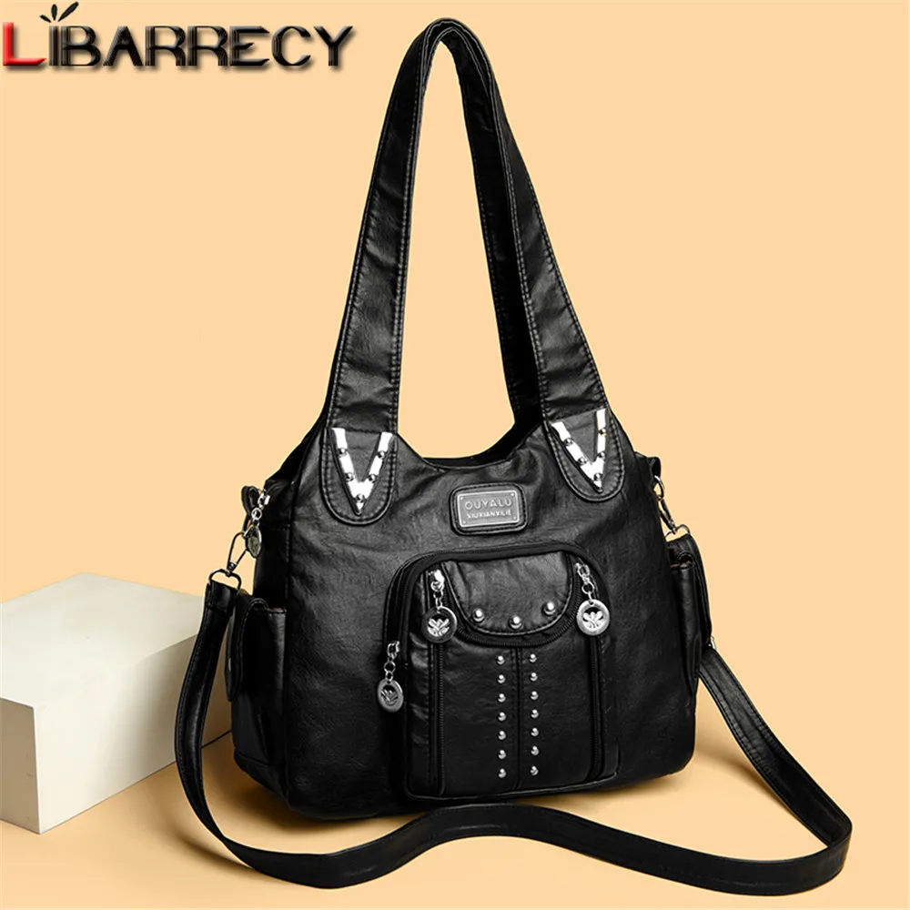 

Soft PU Leather Luxury Handbags Purses Women Bags Designer Shoulder Crossbody Bag for Female Branded 2024 Trend Messenger Bags