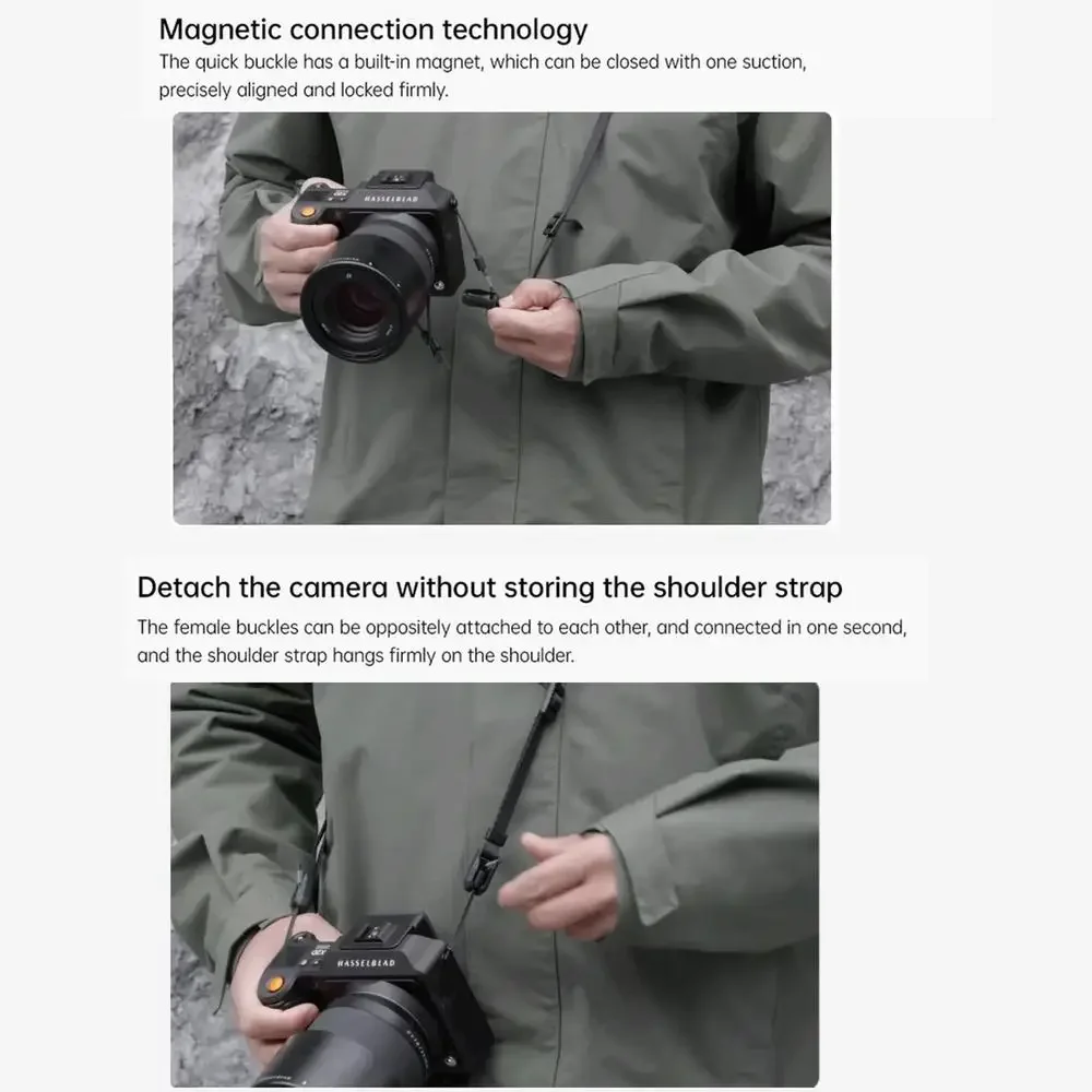 طقم صغير بإبزيم مغناطيسي سريع الإصدار من FALCAM Maglink لحزام كتف الكاميرا ملحقات التصوير الفوتوغرافي 3239 -2 قاعدة صغيرة 4 باك