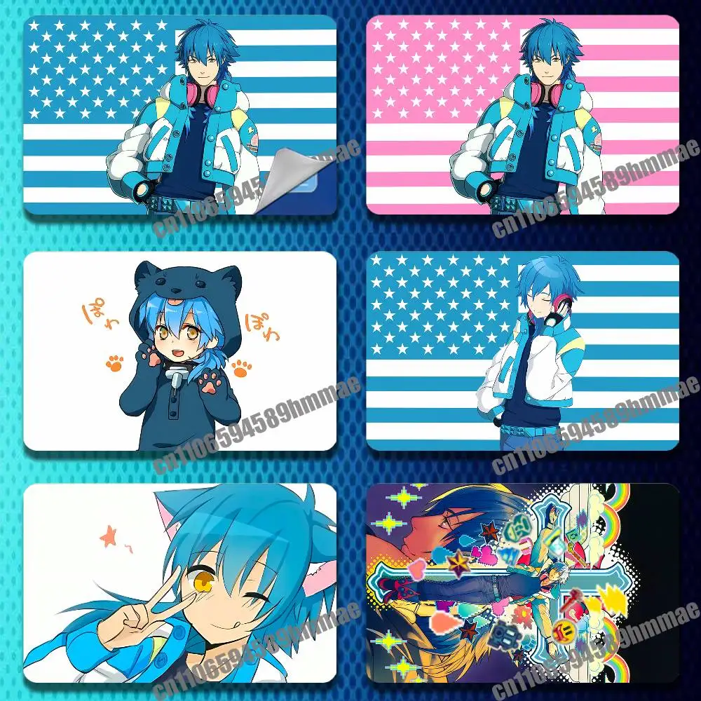 

For Aoba Seragaki D-Dramatical Murder Credit Bank Sticker Film Waterproof Protect Access Card Full Cover Skin ID
