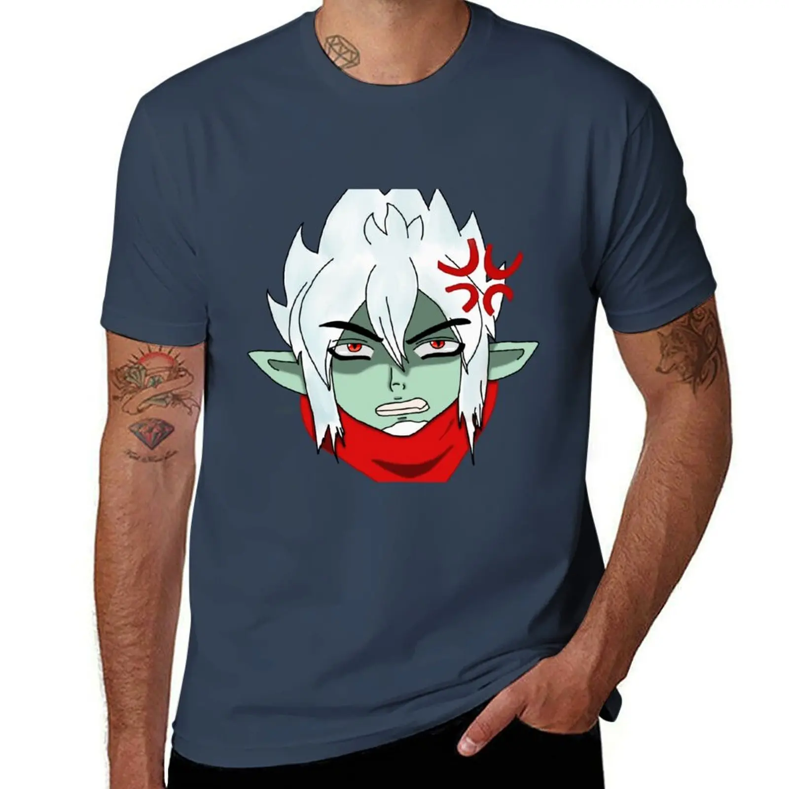 Angry Ghost T-Shirt Independence Day Short Sleeve T-Shirt