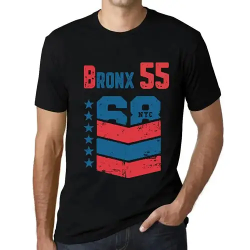 Heren Grafisch T-Shirt Bronx 55 Cadeau voor 55ste Verjaardag 55ste Jubileum