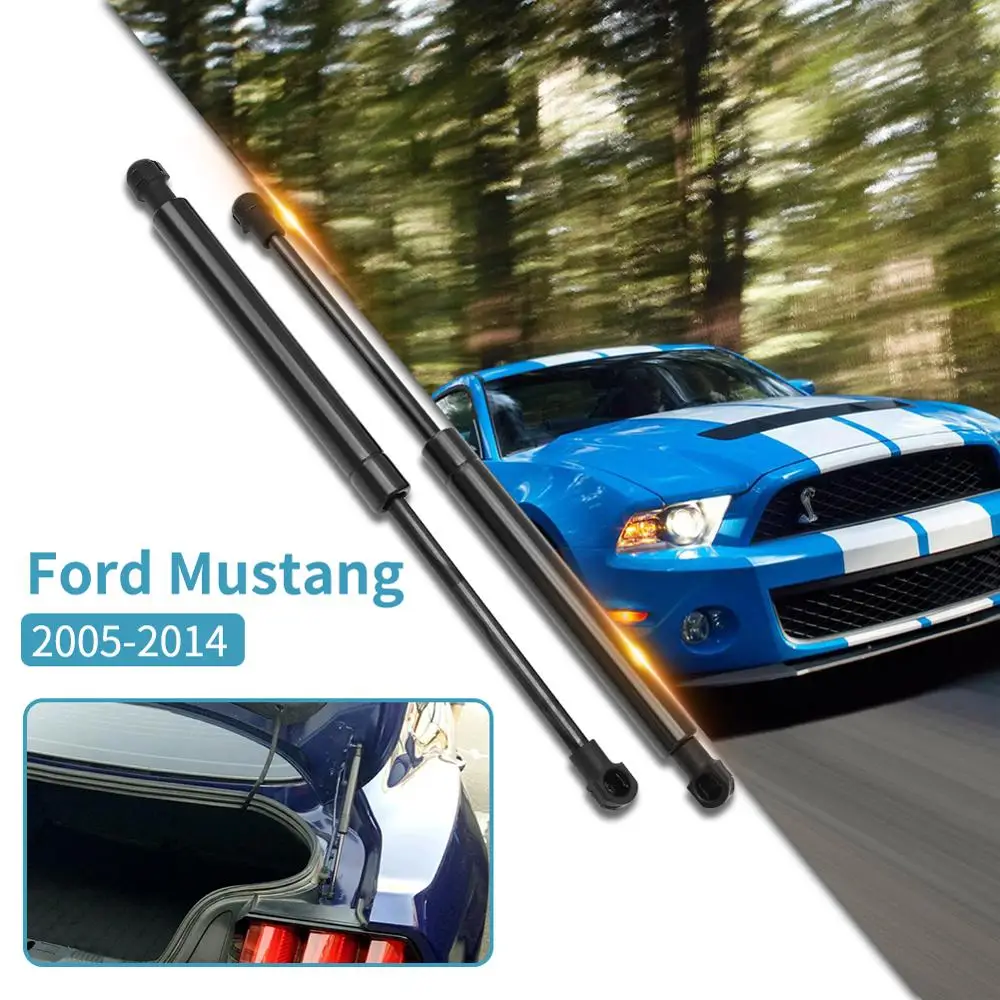 For Ford Mustang 2005-2014 2Pcs Rear Trunk Lid Lift Supports Shocks Struts Arms Props Rods Damper Electric Car Accessories