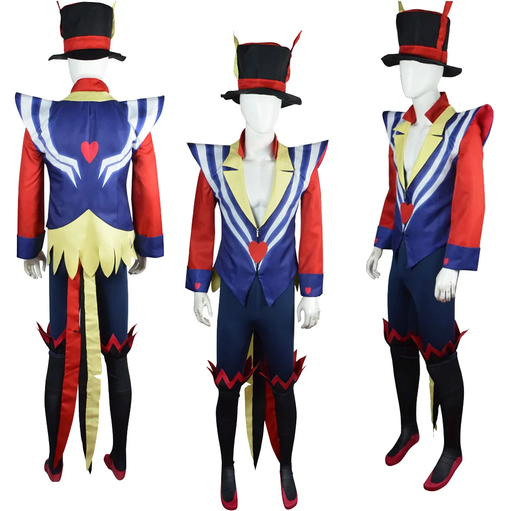 Fantasy Men Ozzie Cosplay Costume Coat Pants Hat Fantasia Anime Roleplay Male Suit Outfits Halloween Carnival Party Role Clothes