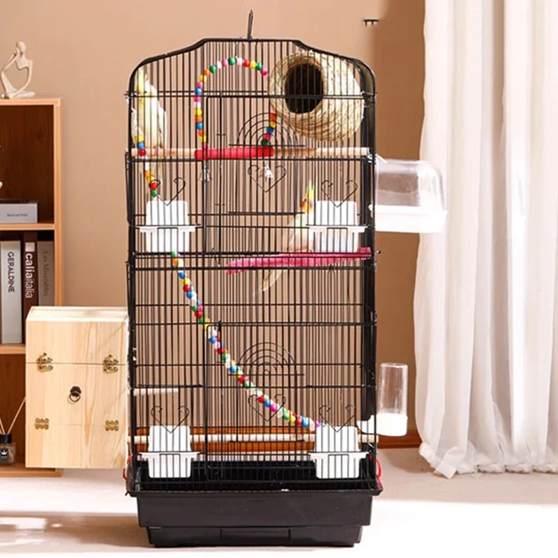

High Quality Large Parrot Bird Cages Nest Transport Outdoor Aviary Layground Parakeets Pigeon