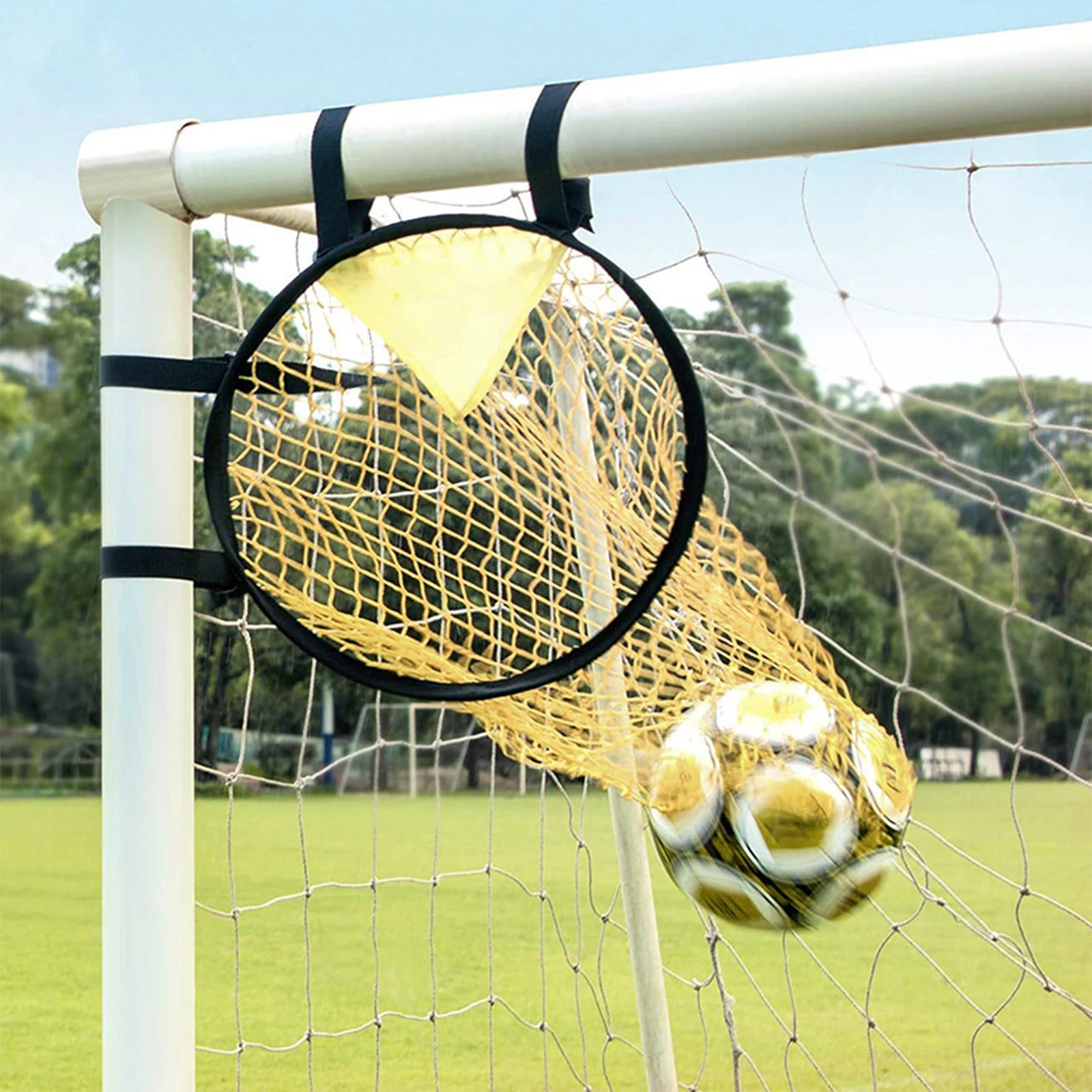 

Foldable Football Practice Net Backyard Indoor Use Lightweight Nylon Training Equipment For Accuracy Skill Improvement Gift For